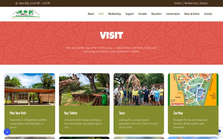 /visit — Honolulu Zoo Gift Shop