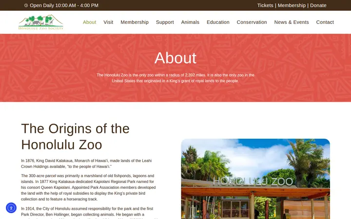 /about — Honolulu Zoo Gift Shop