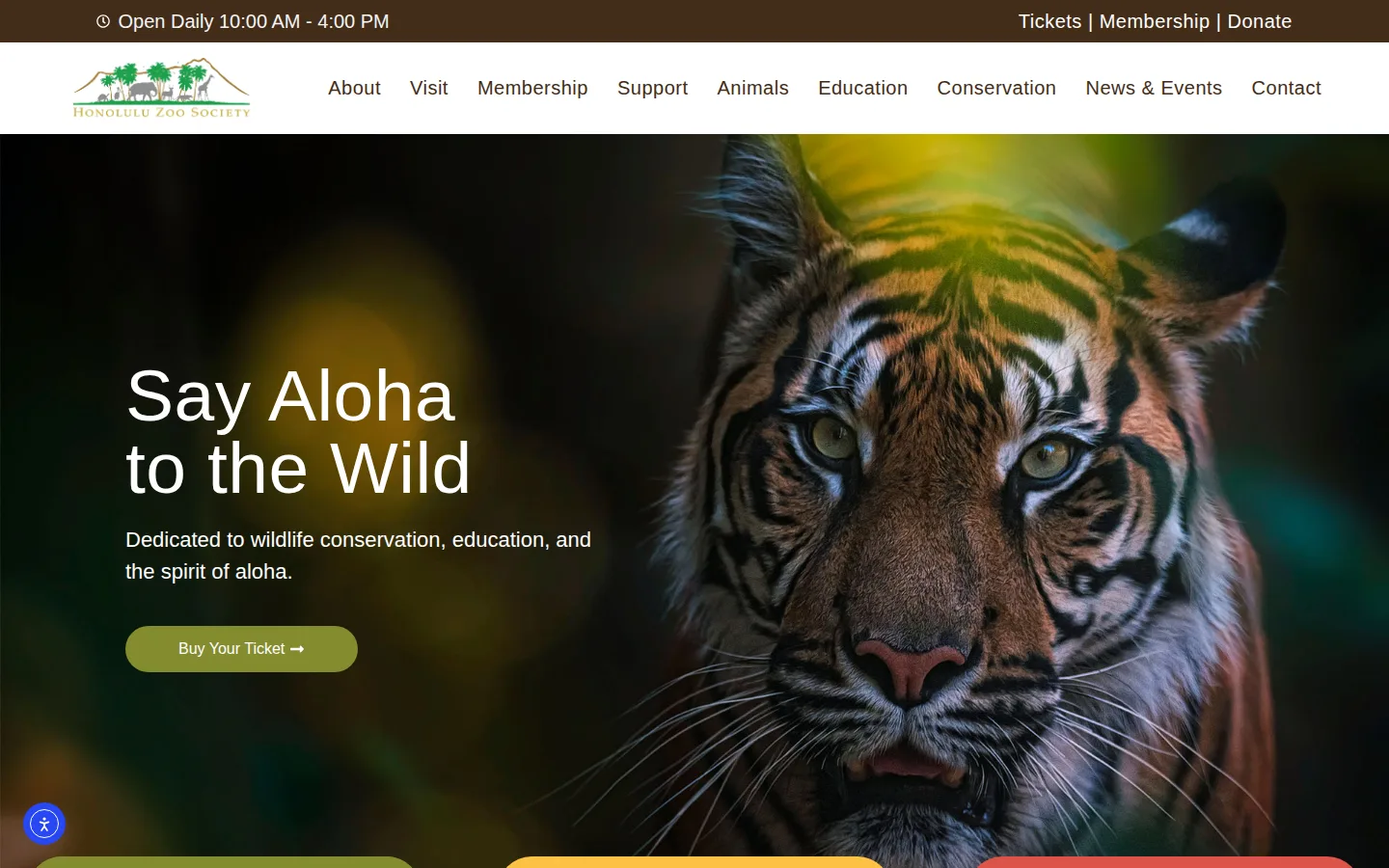 Captured website of Honolulu Zoo Gift Shop