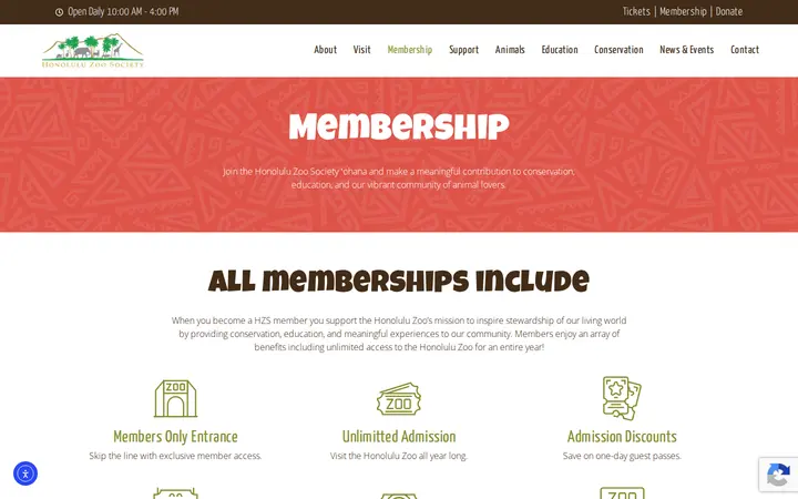 /membership — Honolulu Zoo Gift Shop