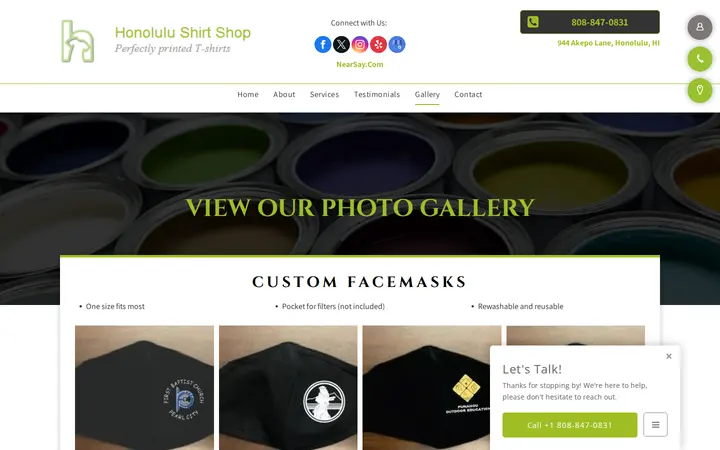 /photo-gallery — Honolulu Shirt Shop