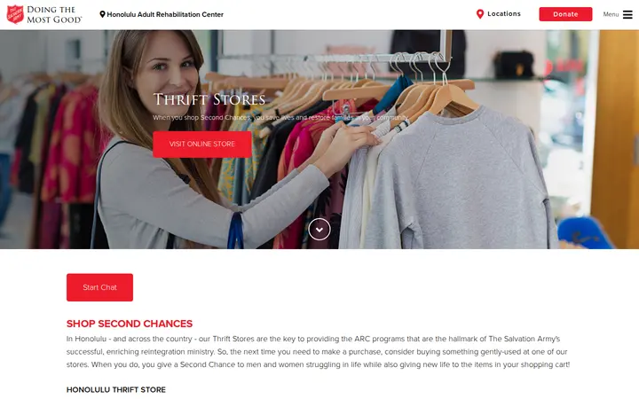 /honolulu_adult_rehabilitation_center/shop-our-stores — The Salvation Army Thrift Store & Donation Center