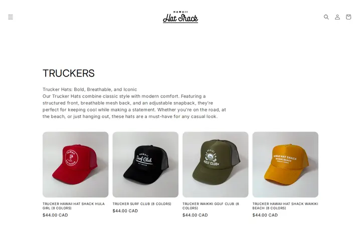 /collections/truckers — Hawaii Hat Shack