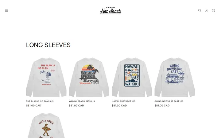 /collections/long-sleeves — Hawaii Hat Shack