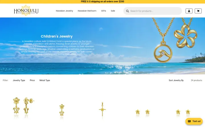 /Hawaiian-Jewelry/childrens-jewelry — Honolulu Jewelry Company