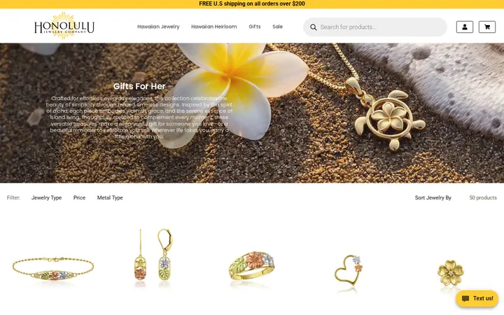 /Hawaiian-Jewelry/gifts-for-her — Honolulu Jewelry Company