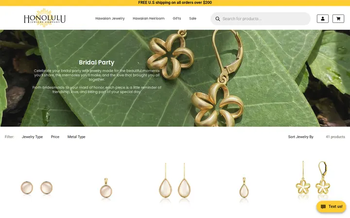 /Hawaiian-Jewelry/bridal-party — Honolulu Jewelry Company