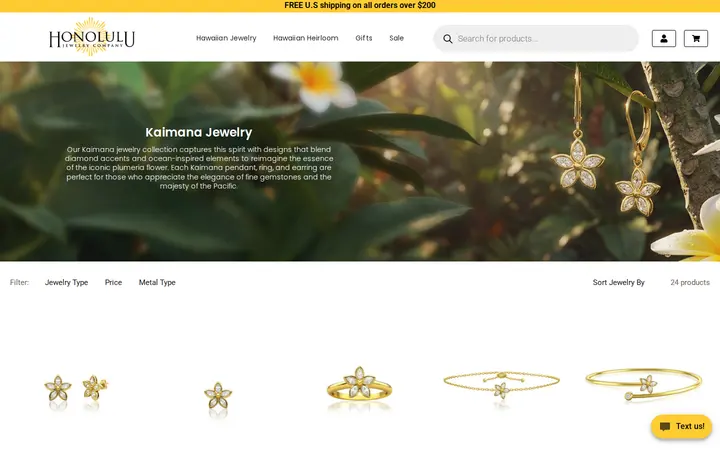 /Hawaiian-Jewelry/kaimana-jewelry — Honolulu Jewelry Company