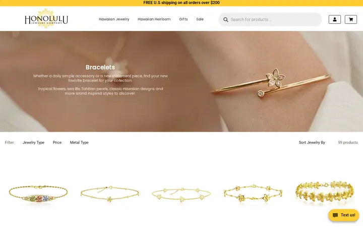 /Hawaiian-Jewelry/jewelry-type/bracelets — Honolulu Jewelry Company