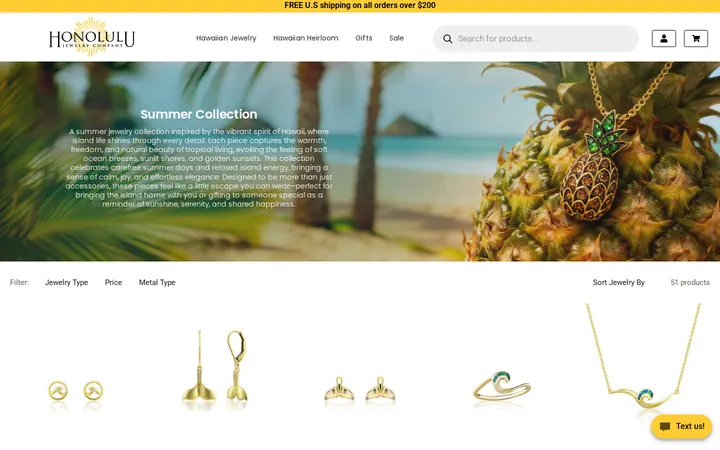 /Hawaiian-Jewelry/summer-jewelry — Honolulu Jewelry Company