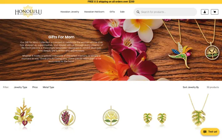 /Hawaiian-Jewelry/gifts-for-mom — Honolulu Jewelry Company