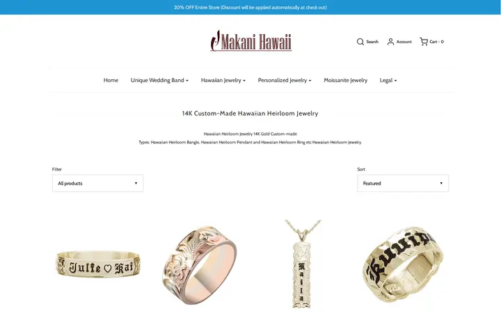 /collections/14k-custom-made-hawaiian-heirloom-jewelry — Makani Hawaii Jewelry & Watch Company