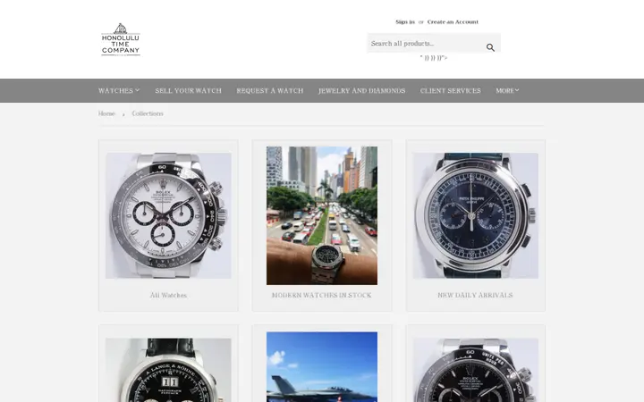/collections — Honolulu Time Co.