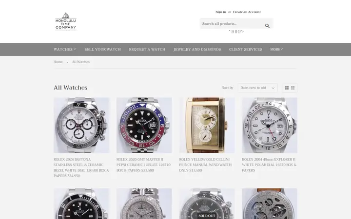 /collections/all-watches — Honolulu Time Co.