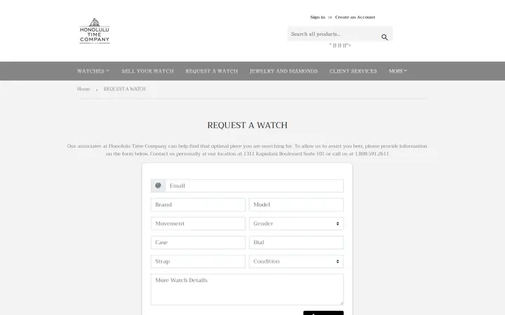 /pages/request-an-item — Honolulu Time Co.