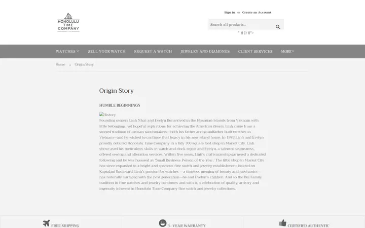 /pages/origin-story — Honolulu Time Co.