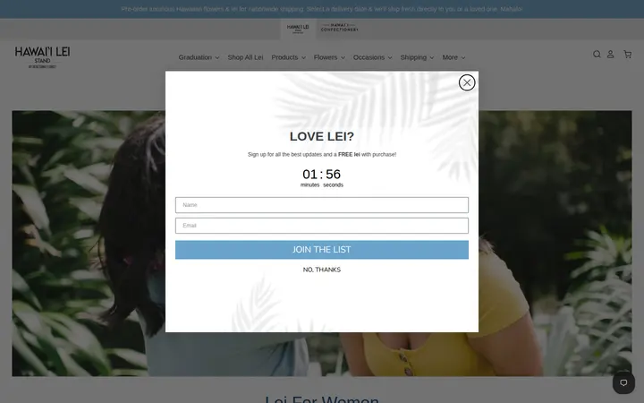 /collections/lei-for-women — Hawaii Lei Stand