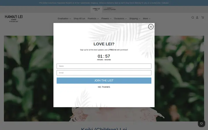 /collections/keiki-child-lei — Hawaii Lei Stand