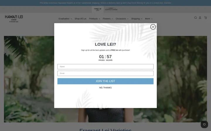 /collections/fragrant-lei — Hawaii Lei Stand
