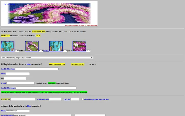 /orchidleiform.htm — Maunakea Street Florist