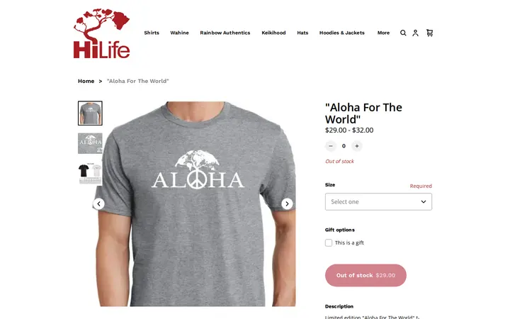 /product/-aloha-for-the-world-/120 — HiLife Clothing