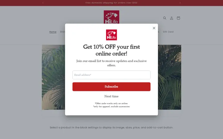 Homepage — HiLife