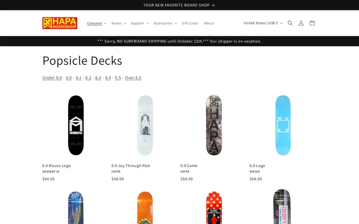 /collections/popsicle-decks — Hapa BoardShop