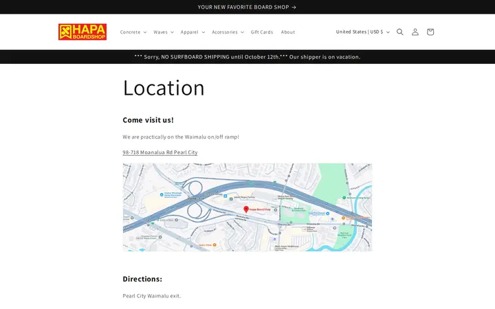 /pages/location — Hapa BoardShop