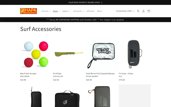 /collections/surf-accessories — Hapa BoardShop