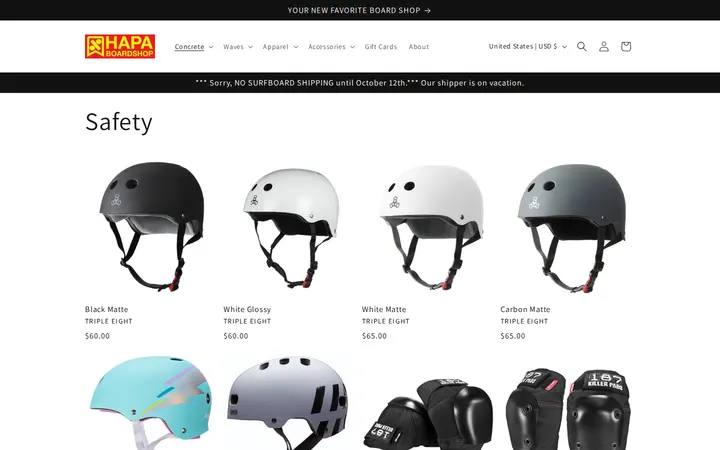 /collections/safety — Hapa BoardShop