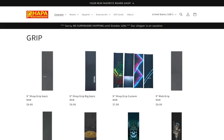 /collections/griptape — Hapa BoardShop
