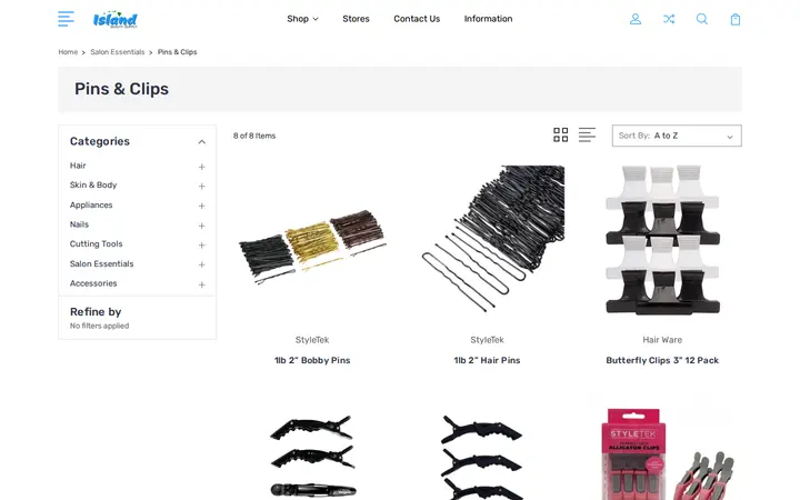/shop/shop-categories/salon-essentials/pins-clips — Island Beauty Supply
