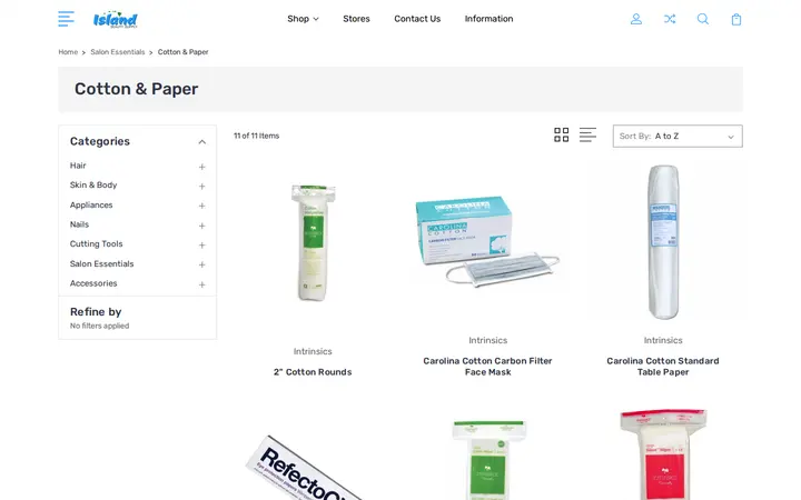 /shop/shop-categories/salon-essentials/cotton-paper — Island Beauty Supply