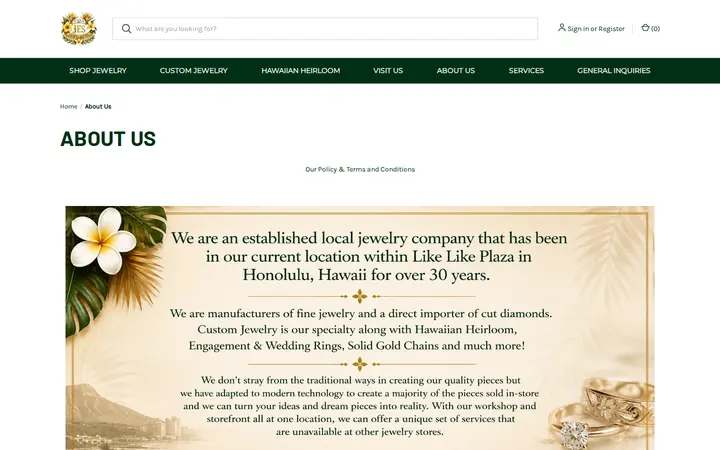 /about-us — JES Jewelry Co.