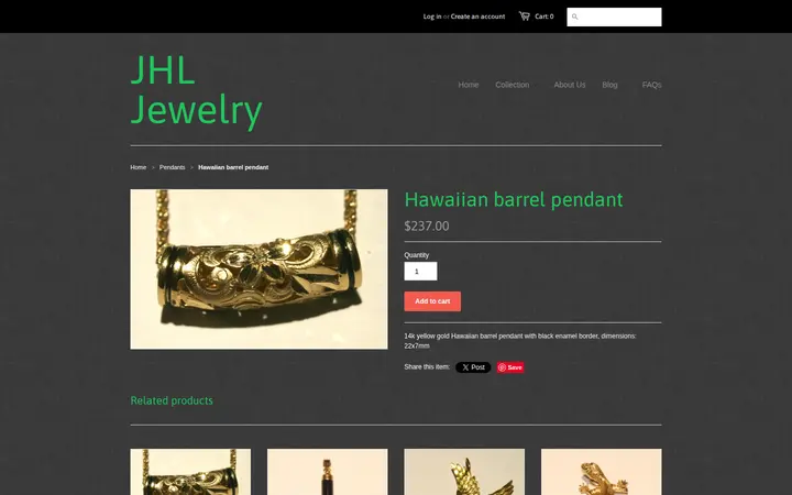 /collections/pendants/products/hawaiian-barrel-pendant — JHL Jewelry