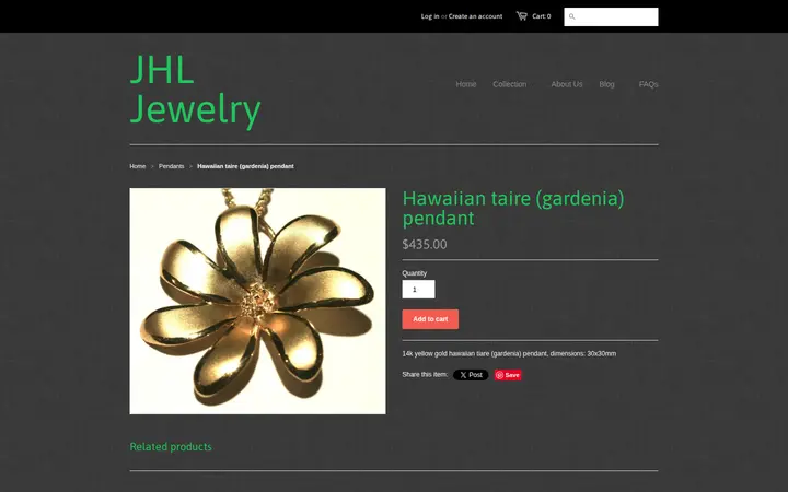 /collections/pendants/products/hawaiian-taire-pendant — JHL Jewelry
