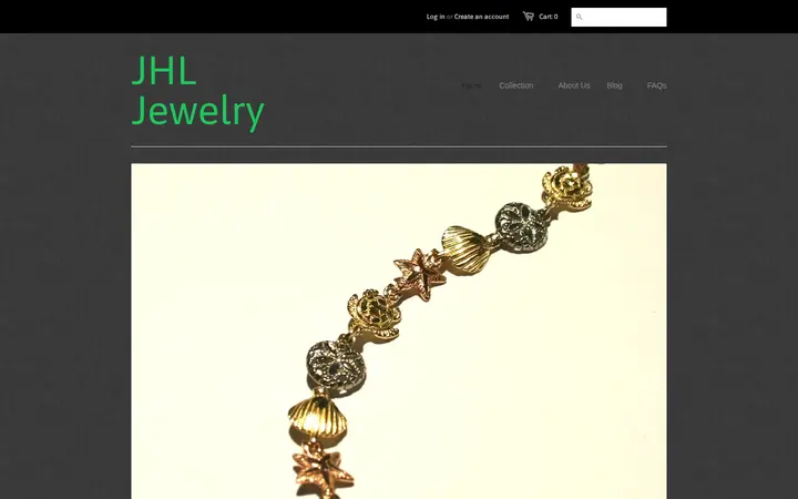 Website of JHL Jewelry