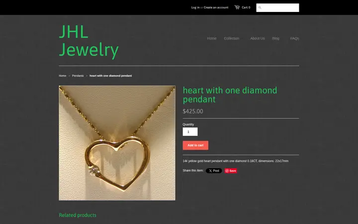 /collections/pendants/products/heartbeat-pendant — JHL Jewelry