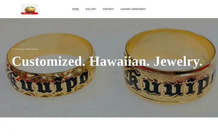 Website of JT Jewelry & Watch Repair and Service