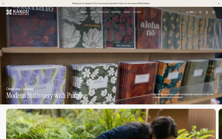 Website of Kakou Collective