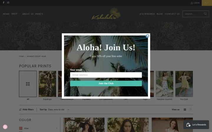 /collections/womens-1 — Kahulale'a