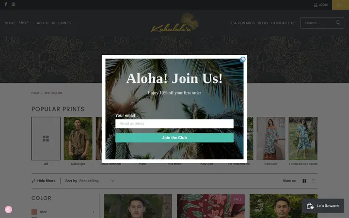 /collections/best-sellers — Kahulale'a