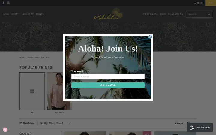 /collections/shop-by-print-pua-melia — Kahulale'a