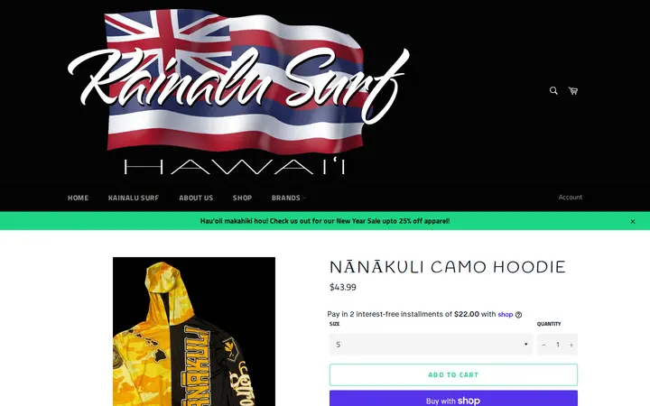 /products/nanakuli-camo-hoodie — Kainalu Surf Shop