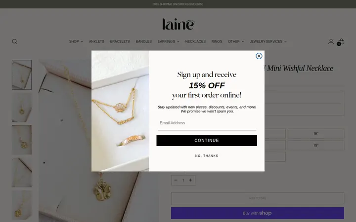 /collections/new-arrivals/products/pink-pearl-gf-hibiscus-oval-mini-wishful-necklace — Laine Honolulu