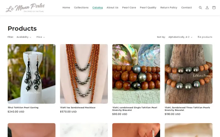 /collections/all — Le Mana Perles