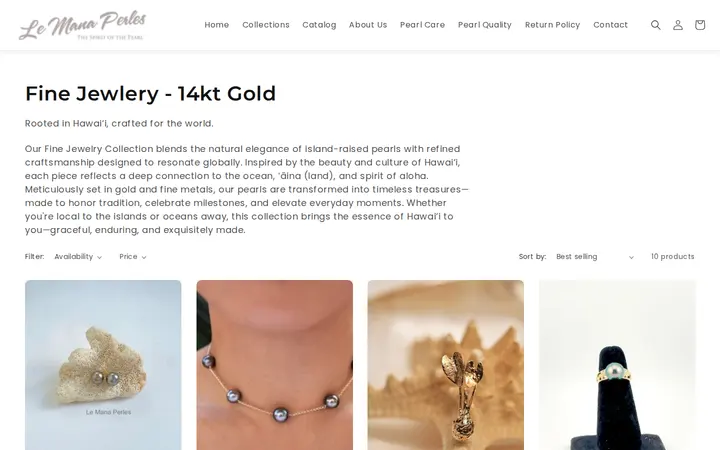 /collections/14kt-gold — Le Mana Perles