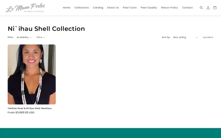 /collections/ni-ihau-shell-collection — Le Mana Perles
