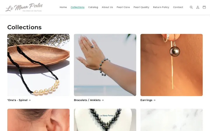 /collections — Le Mana Perles