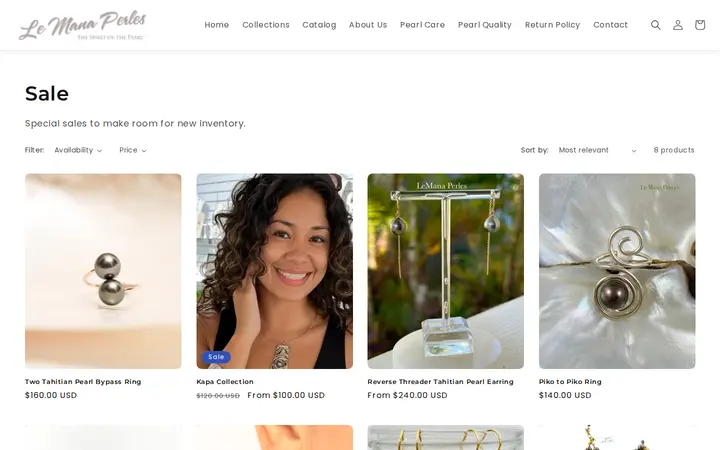 /collections/sale — Le Mana Perles